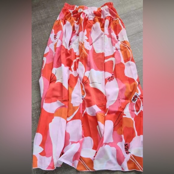 014 Boho Floral Print Tropical Maxi Skirt - Picture 11 of 16